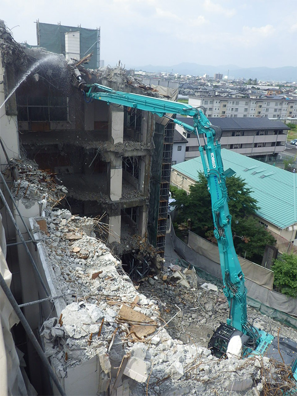 山形市立千歳小学校旧校舎（管理棟）解体工事